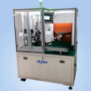 Automatic pole piece spot welding machine